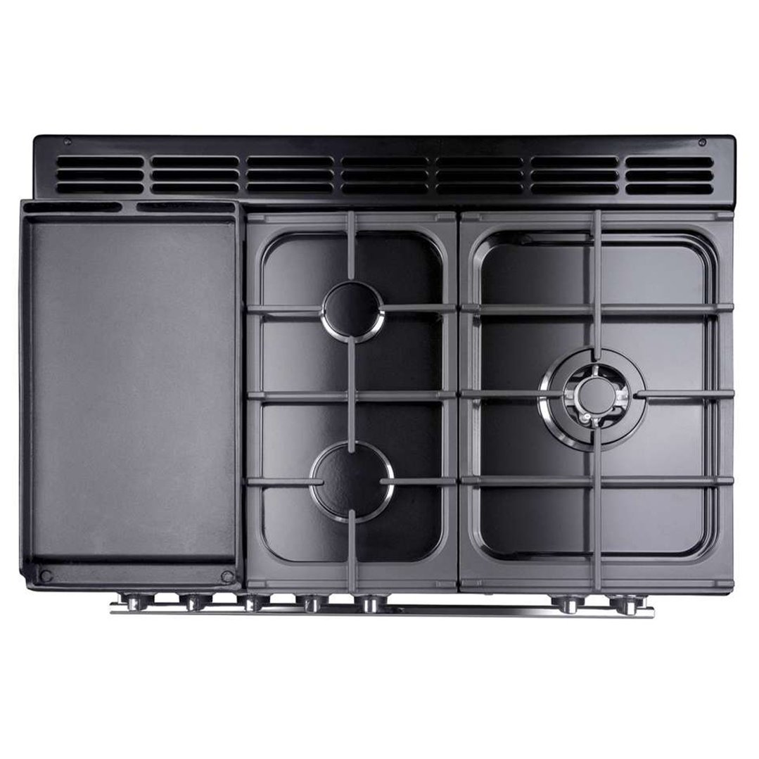 Falcon Classic FX 90cm Dual Fuel Range Cooker Mineral Green/Brass CLA90FXDFMG/BR