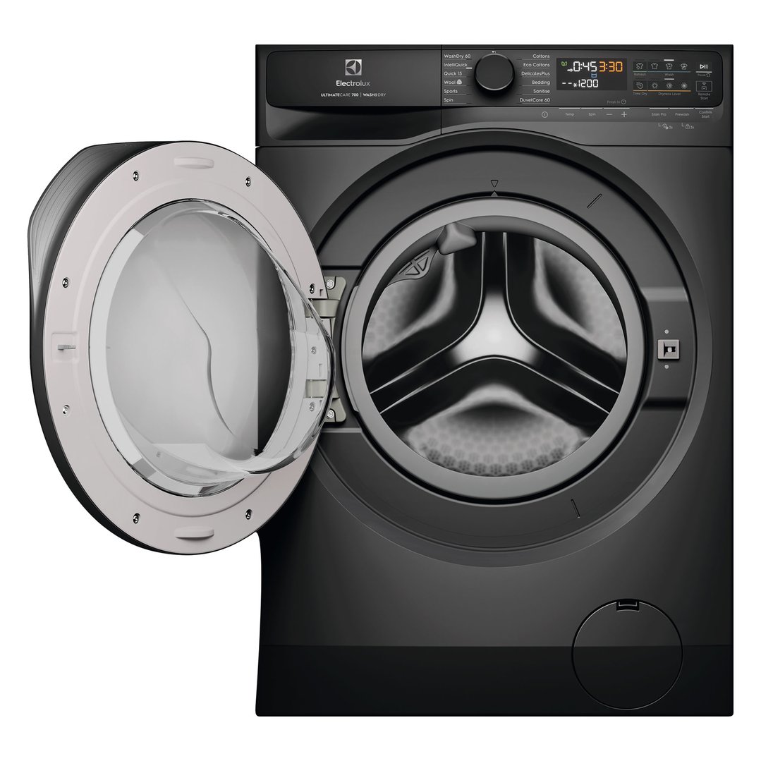 Electrolux 12kg UltimateCare 700 Front Load Washing Machine with 8kg Dryer Dark Onyx EWW1243R7SCS