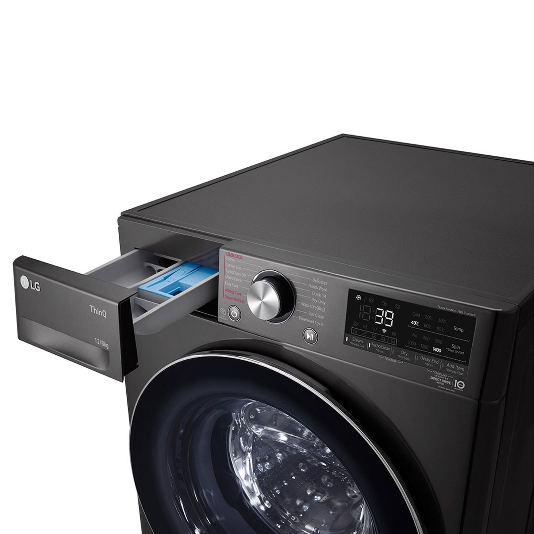 LG 12kg/8kg Series 9 Front Load Washer Dryer Combo WVC9-1412B