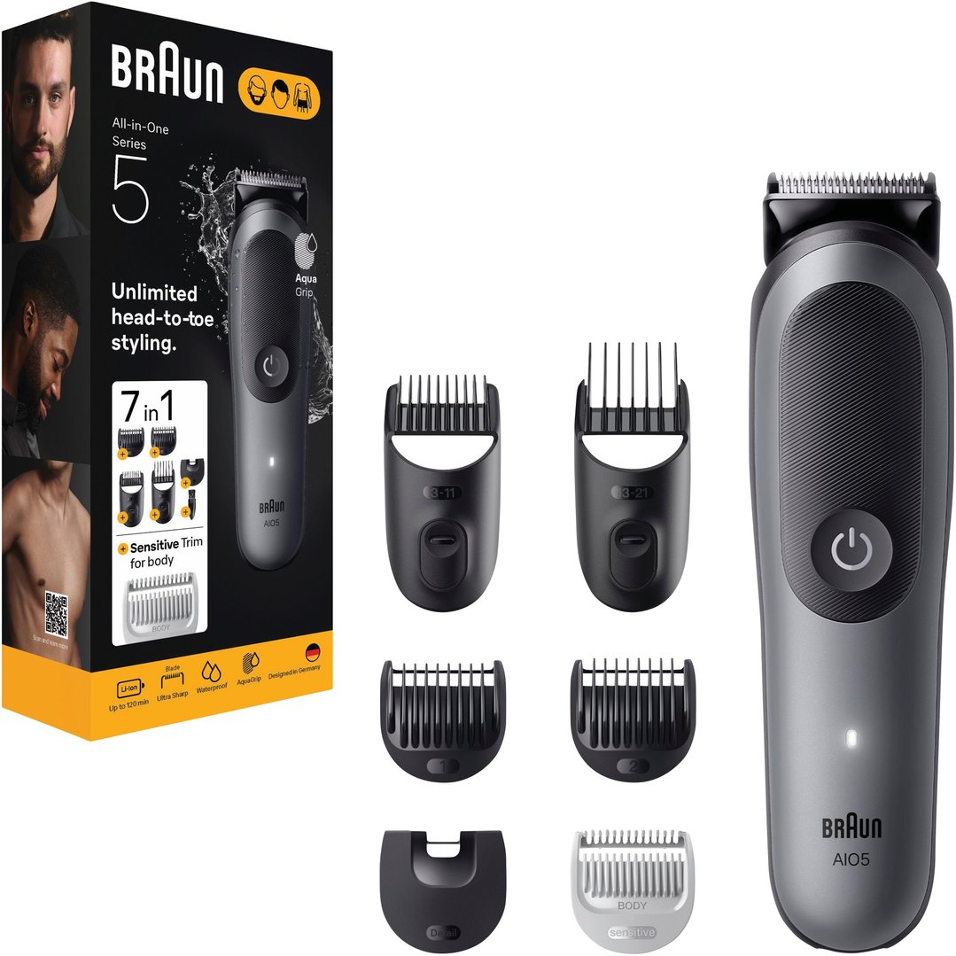 Braun All-in-One Series 5 Beard Trimmer Grooming Kit AIO5520
