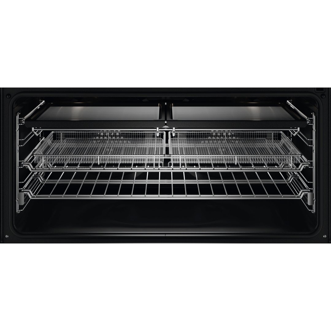 Electrolux 90cm Pyrolytic Oven with Air Fry Plus and Food Probe, Black - 600 Series EVEP9616DF