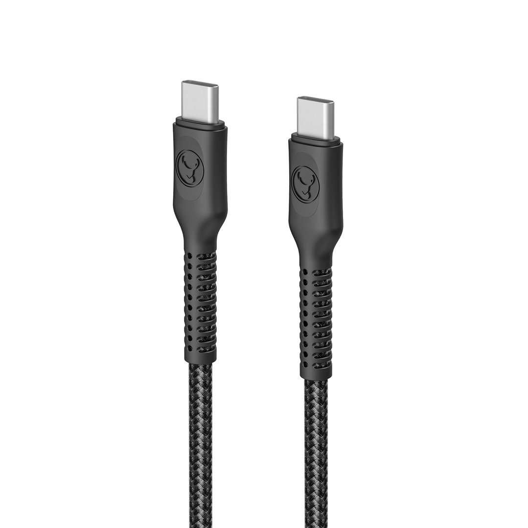 Bonelk 3m Long-Life Easy Grip USB-C to USB-C Cable - Black ELK-04516-R