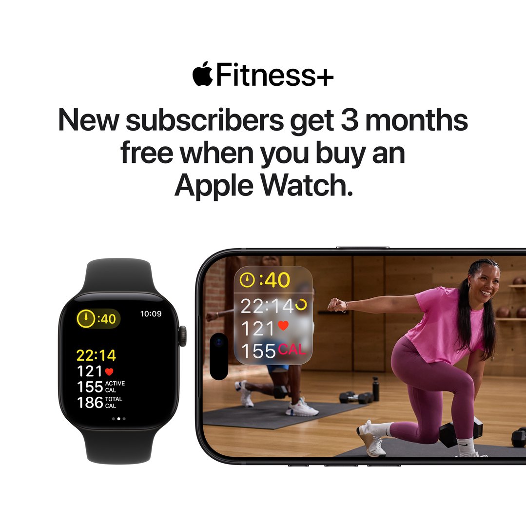 Apple Watch SE 3 GPS + Cellular 40mm Starlight Aluminum Case with Sand Sport Band - S/M MJLC4X/A