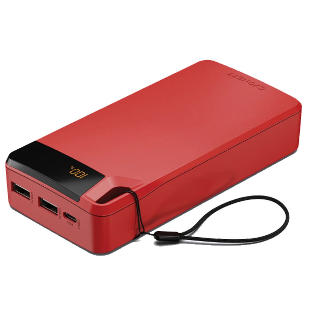 Cygnett ChargeUp Boost 4th Generation 20,000 mAh Power Bank - Red. CY4753PBCHE