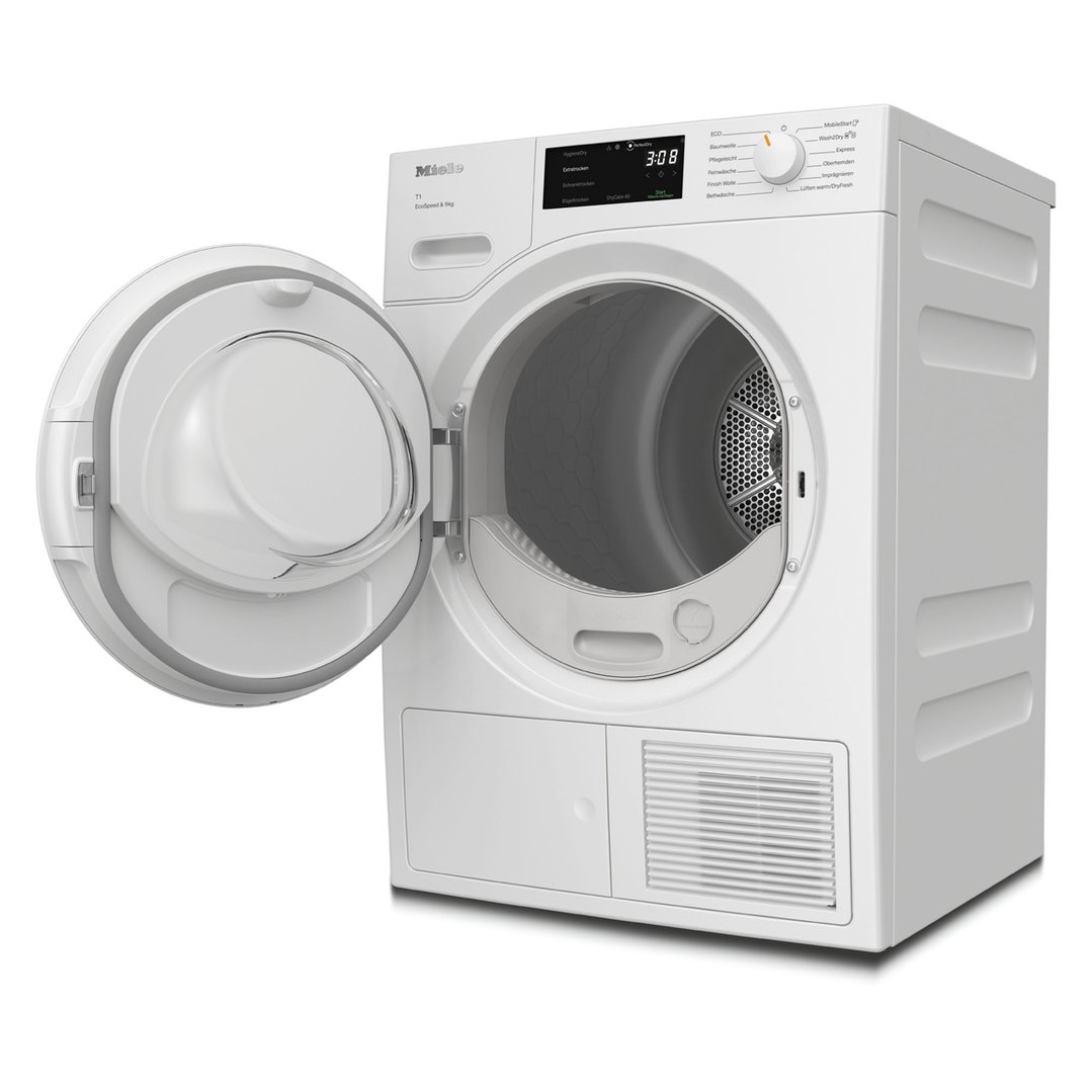 Miele 9kg Heat Pump Dryer with HygieneDry and Wash2Dry Networking Function TWD640WP