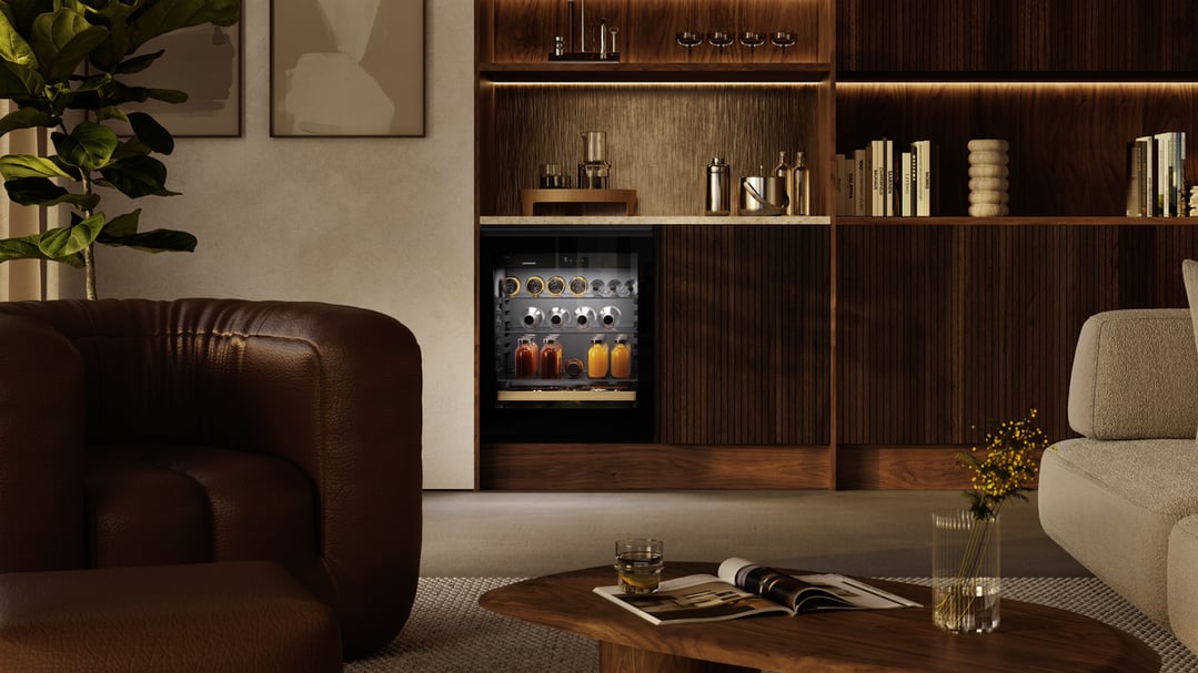 Liebherr 126L Built-in Under Bench Beverage Centre Left Hinged UBCGB3631LHH