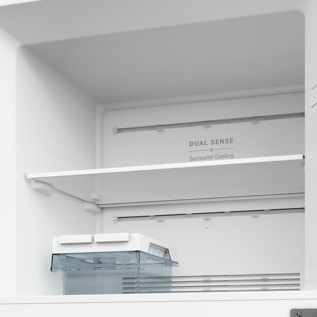 Hitachi 374L White Top Mount Fridge HRTN6408SPWHAU