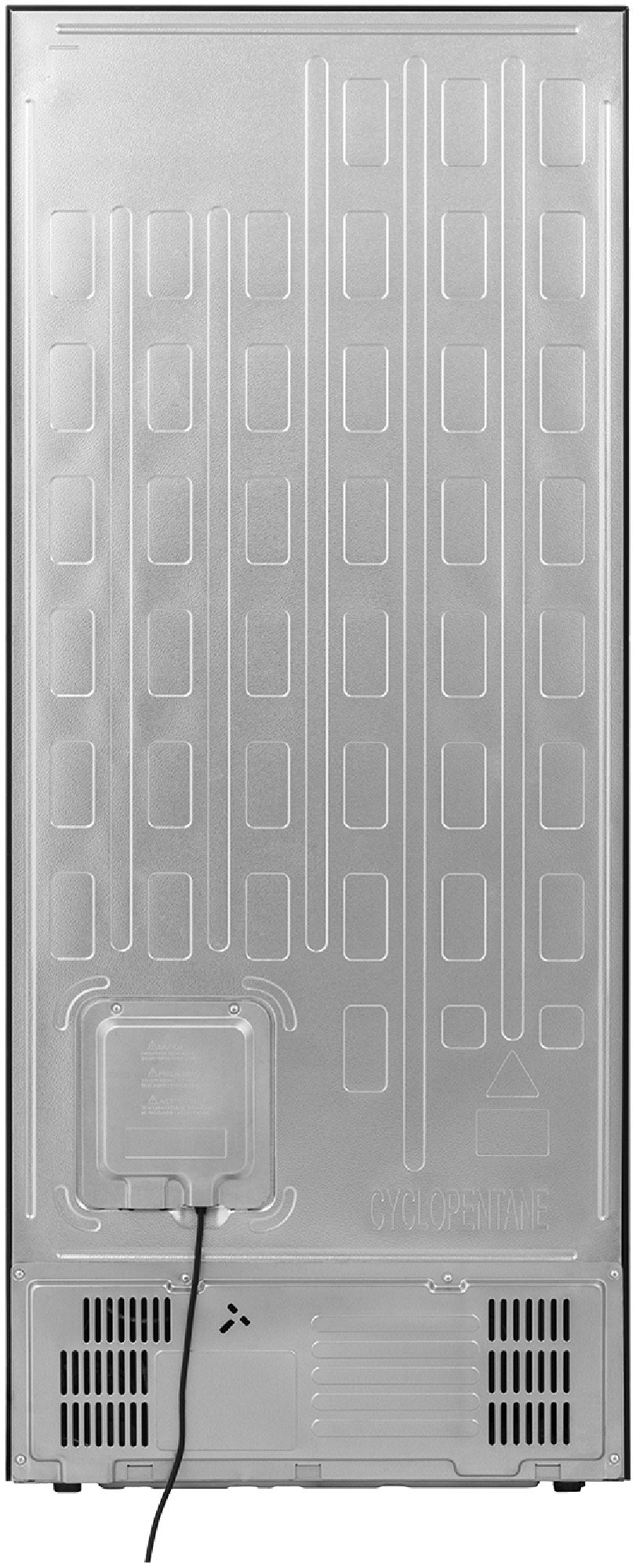Hisense 415L Bottom Mount Fridge with Water Dispenser - Silver HRBM419SW