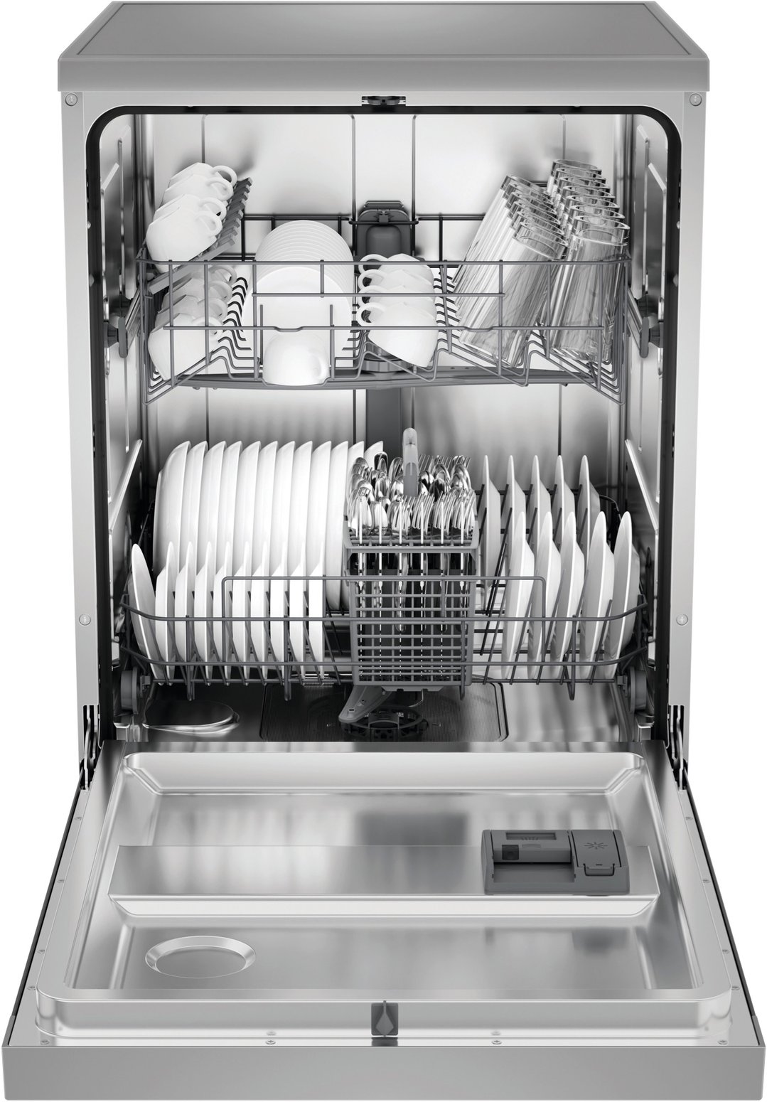 Haier 60cm 300 Series, Freestanding Dishwasher, Stainless Steel HDW13F0S1