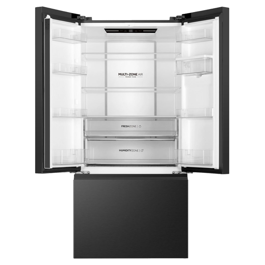 Haier 509L 500 Series French Door Refrigerator Freezer Black HRF510FHC