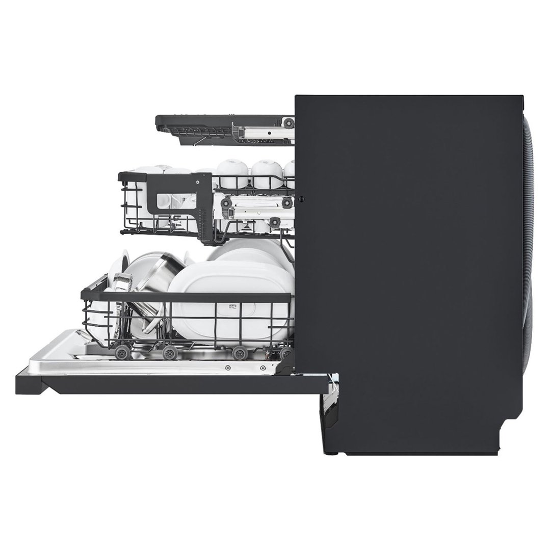 LG 15 Place QuadWash® Built-Under Dishwasher in Matte Black Finish XD3A25UMB