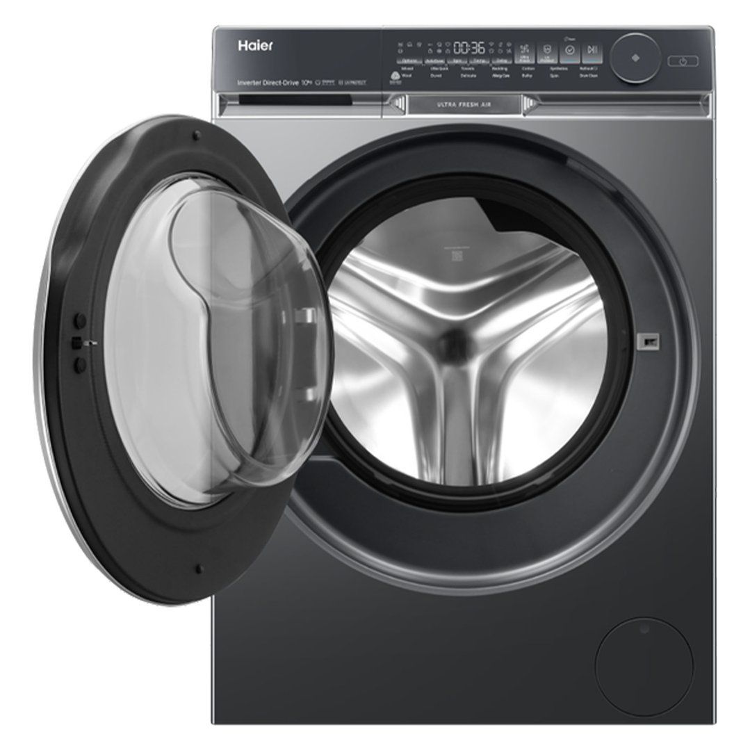 Haier 10kg 500 Series Front Load Dark Washing Machine Ultra Fresh Air HWF10DB2