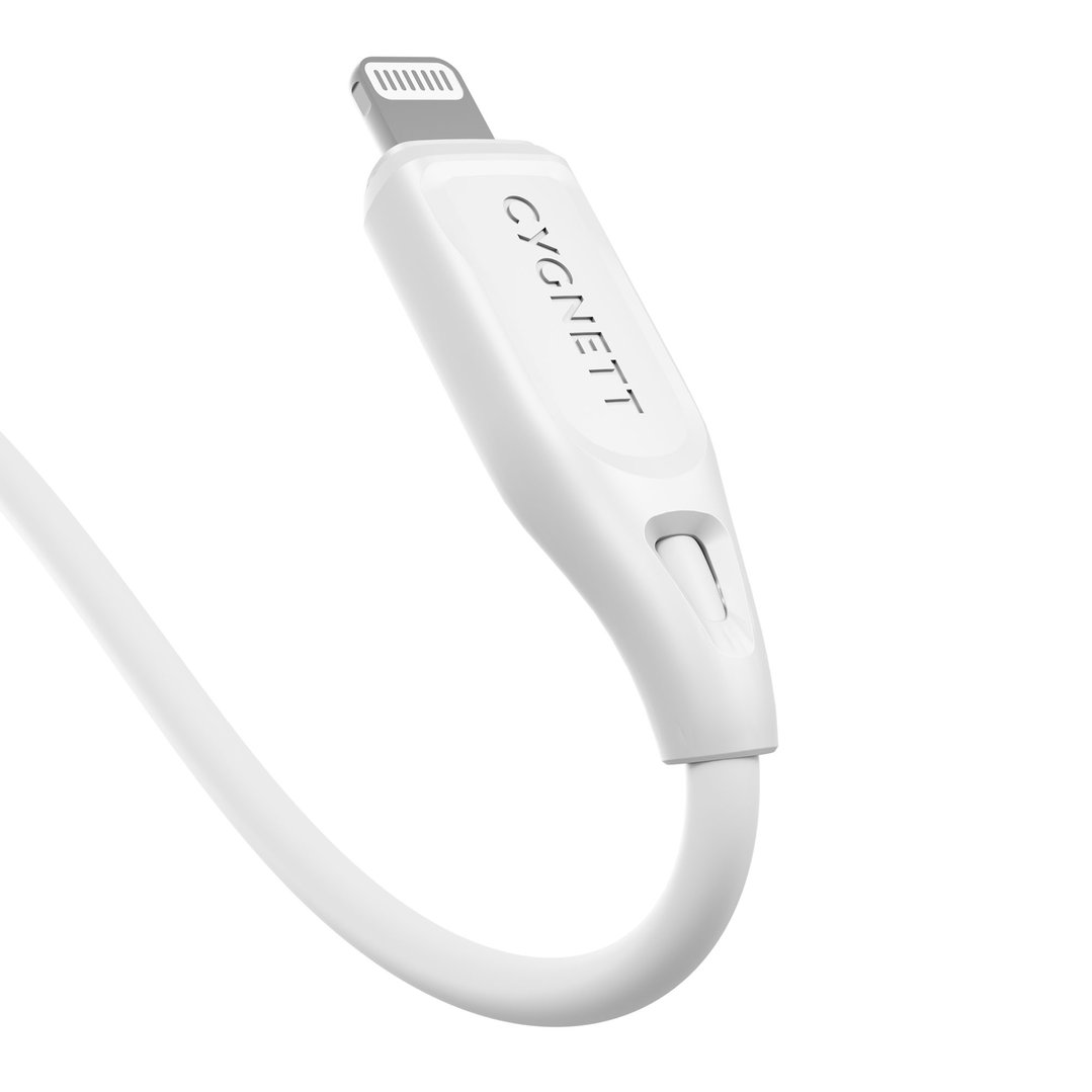 Cygnett Essentials Lightning To USB-A Cable 1m - White CY4700PCCAL