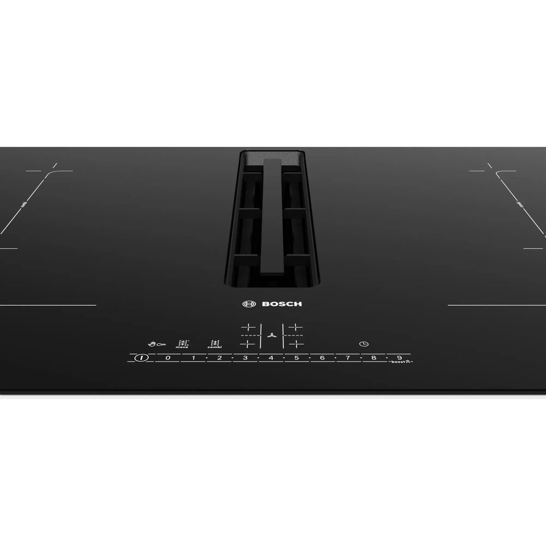 Bosch Serie 6 2in1 cooktop with integrated ventilation 80 cm