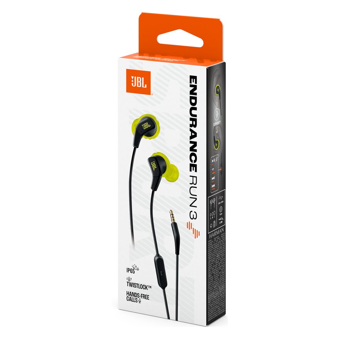 JBL Endurance Run 3 - Black/Lime JBLENDURRUN3BLKL