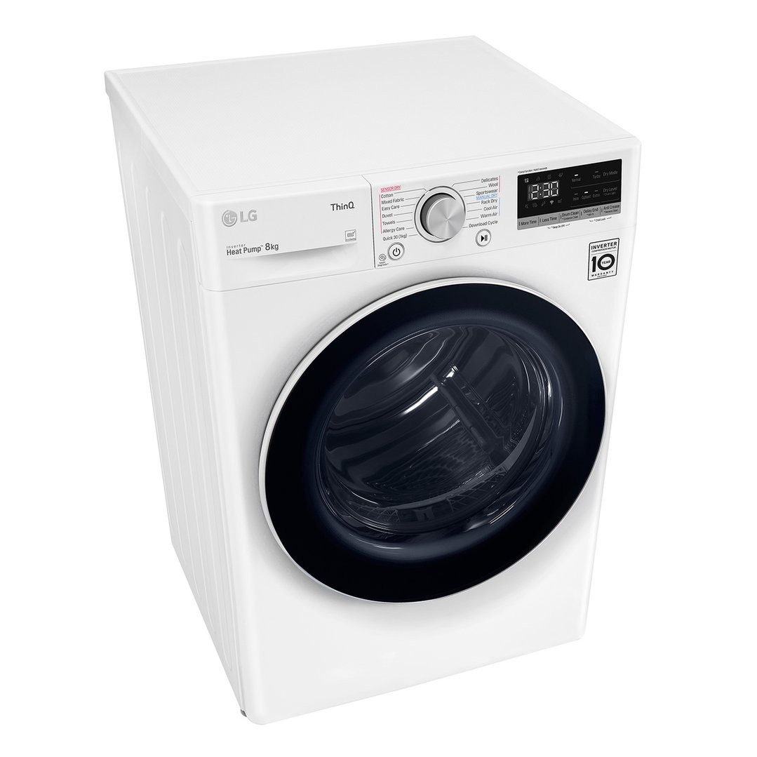 LG 8kg Series 5 Heat Pump Dryer DVH508W