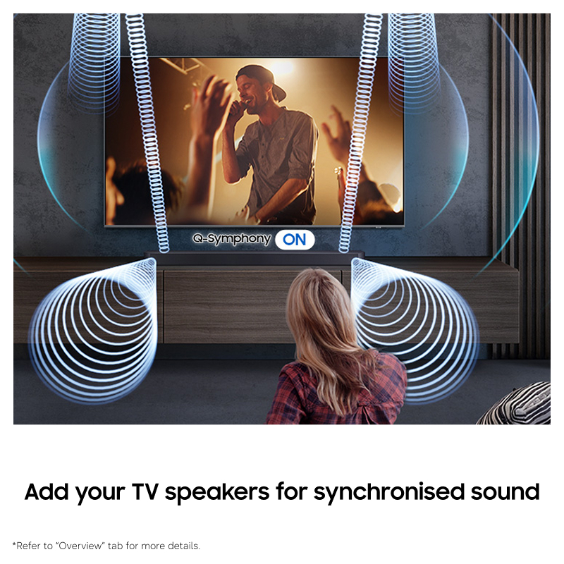 Samsung Q-series Soundbar HW-Q600H 3.1.2 ch Subwoofer (2026) HW-Q600H/XY