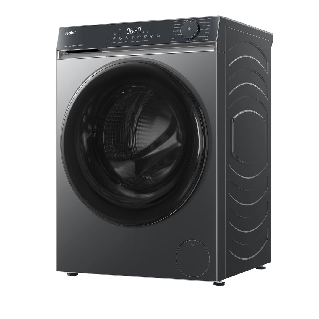 Haier 8.5kg 300 Series Front Load Washing Machine - Black HWF85KB1