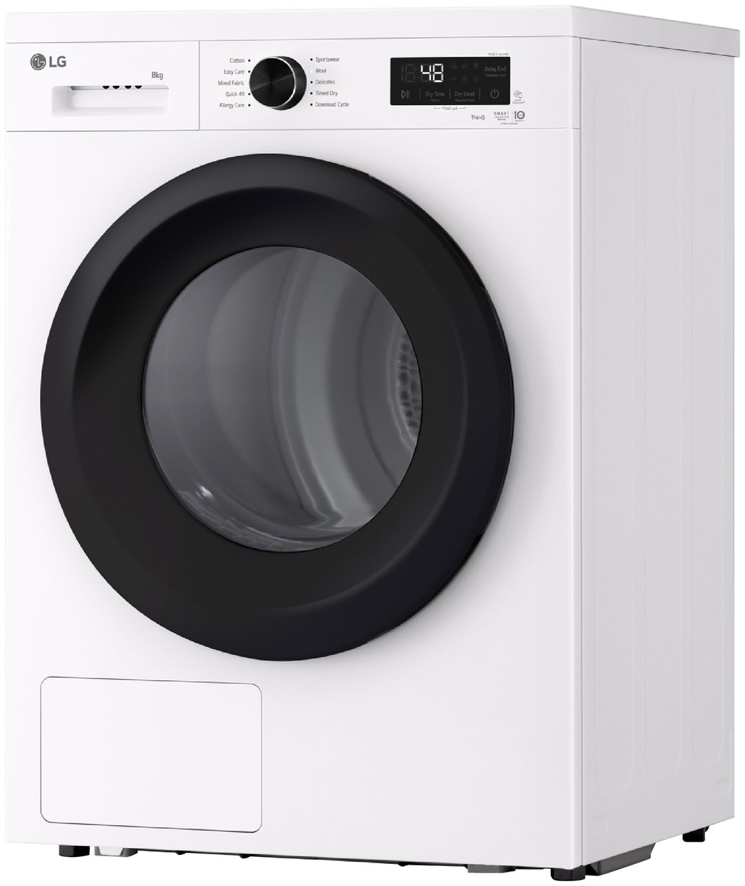 LG 8kg White Heat Pump Dryer DVH1-08WP