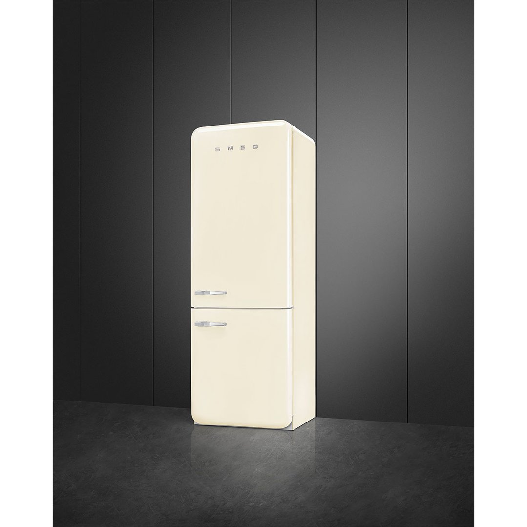 Smeg FAB 38 50’S Style Retro Refrigerator, Right Hand - Cream FAB38RCR5AU