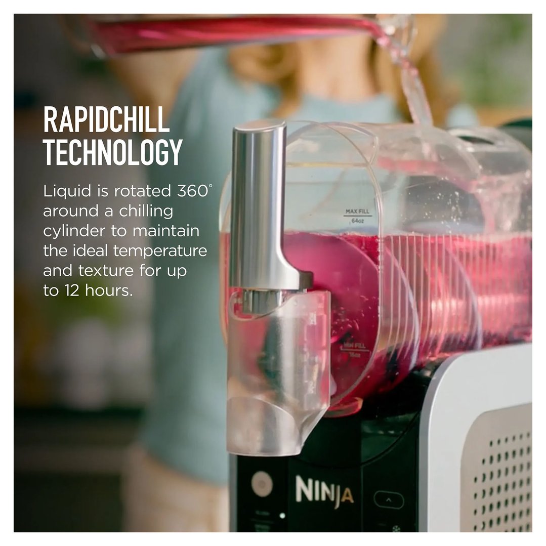 Ninja SLUSHi Professional Frozen Drink Maker - Limited Edition Frosé FS302PK