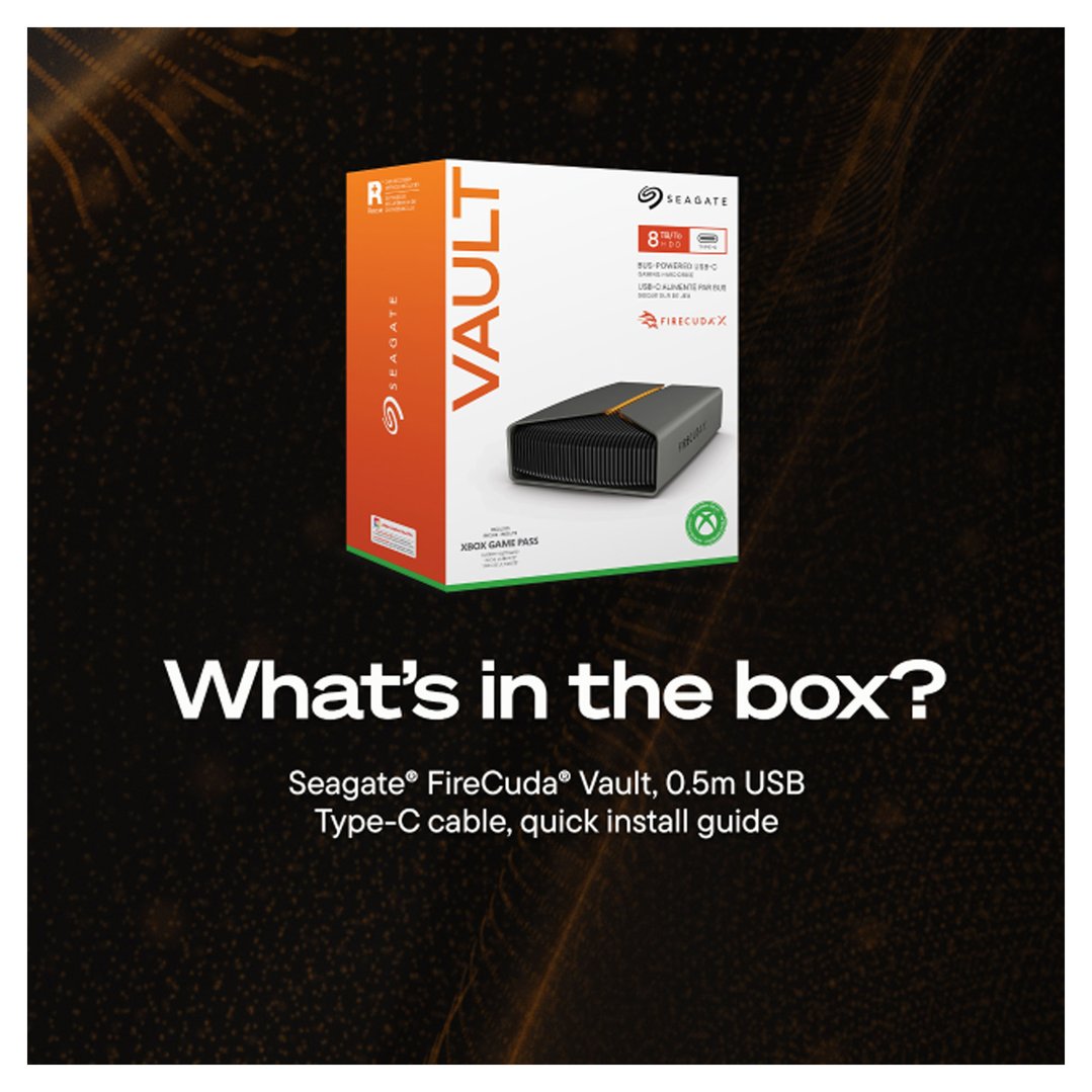 Seagate 8TB Firecuda X Vault STNL8000400