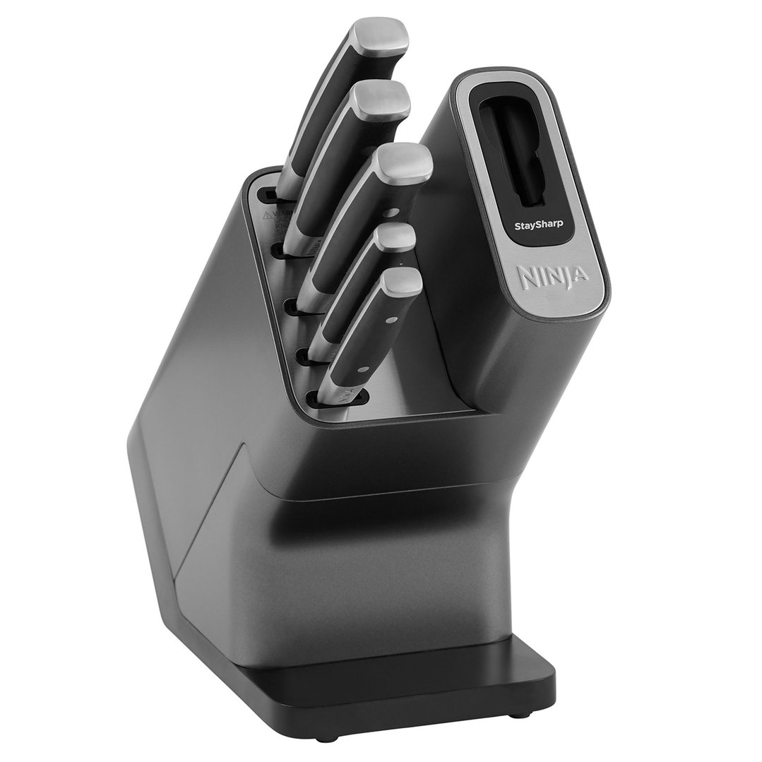 Ninja Foodi NeverDull Premium 5 Piece Knife Block Set K32005ANZ. Buy
