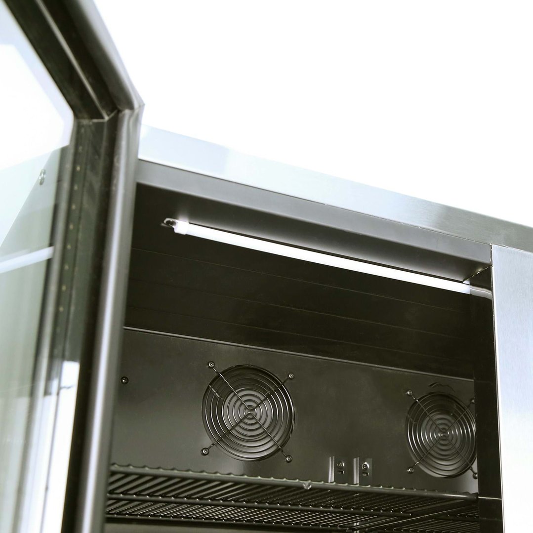 Gasmate 2 Door Premium Bar Fridge 187L - Black Interior BFR2088-101