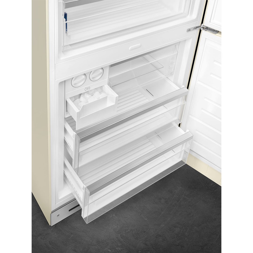 Smeg FAB 38 50’S Style Retro Refrigerator, Right Hand - Cream FAB38RCR5AU
