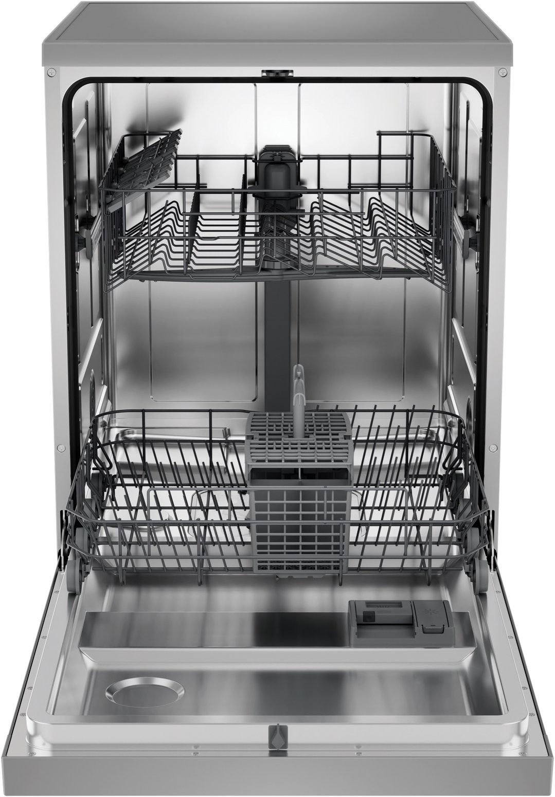 Haier 60cm 300 Series, Freestanding Dishwasher, Stainless Steel HDW13F0S1