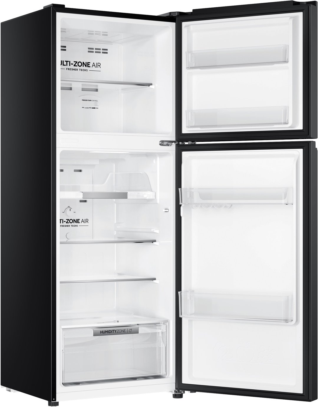 Haier 208L 300 Series Refrigerator Black Top Freezer HRF210TG