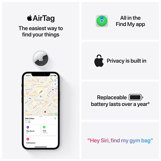 Apple AirTag 1 Pack MX532X/A