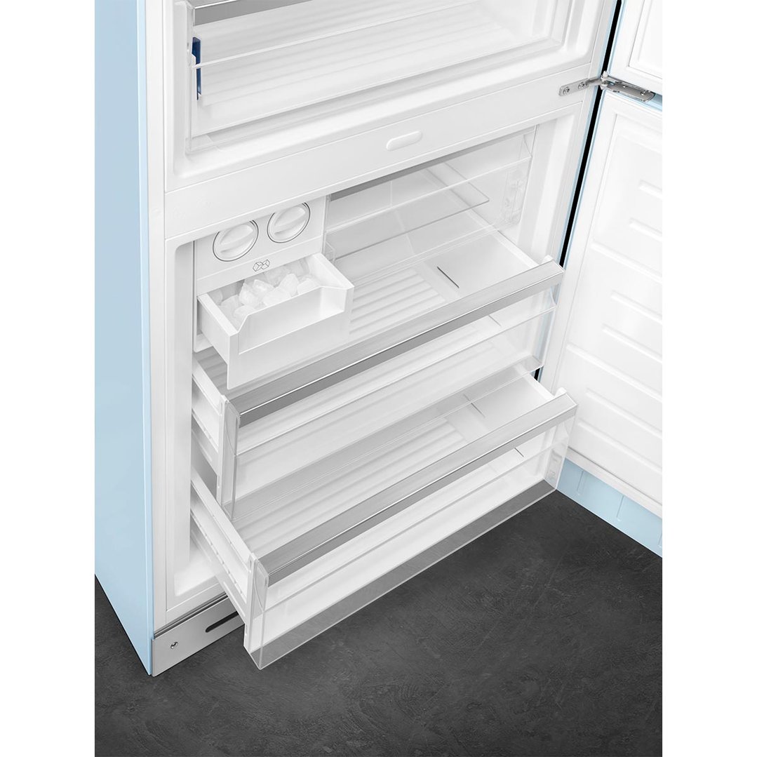 Smeg FAB 38 50’S Style Retro Refrigerator, Right Hand - Pastel Blue FAB38RPB5AU