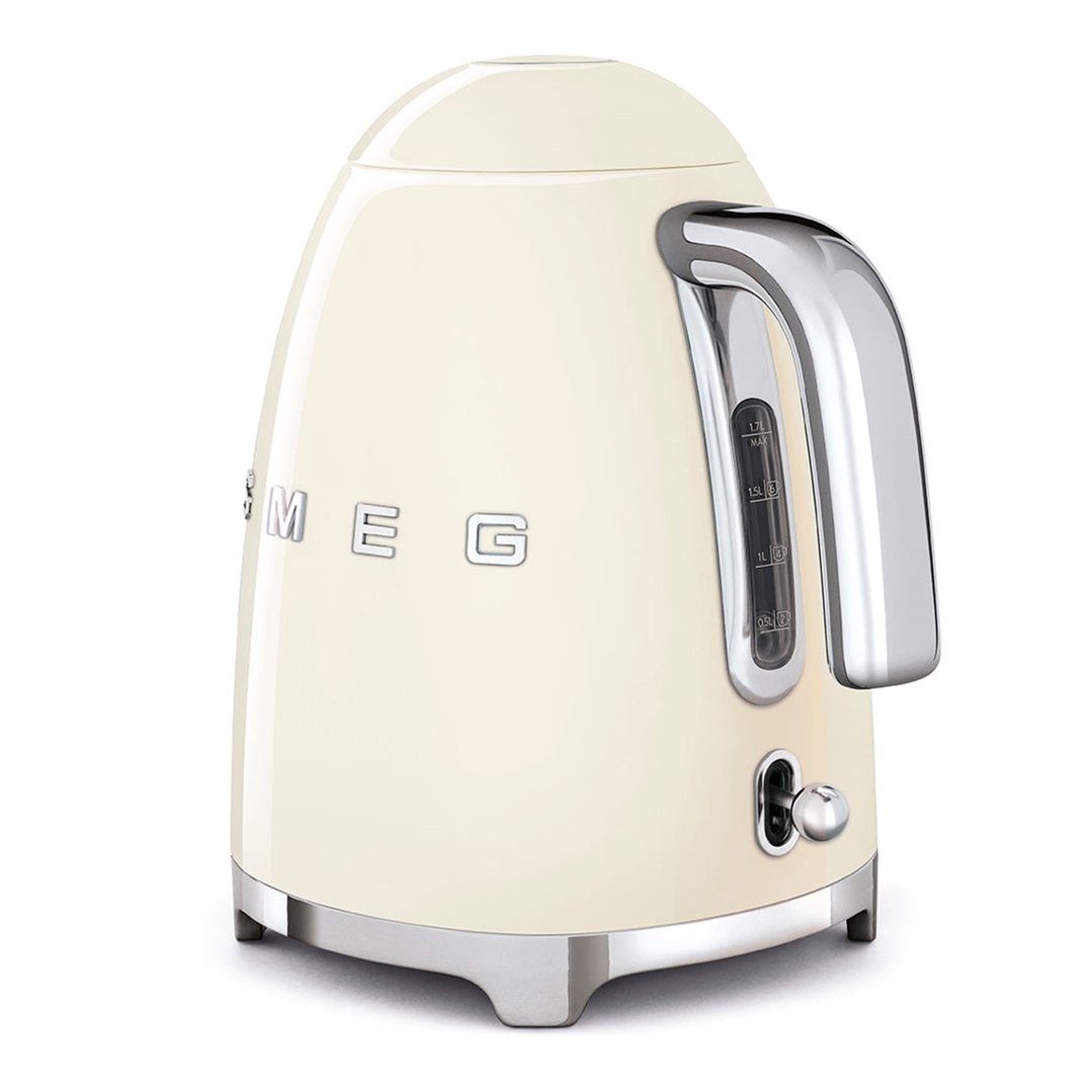 Smeg 50's Retro Style Aesthetic Electric Kettle Cream KLF03CRAU