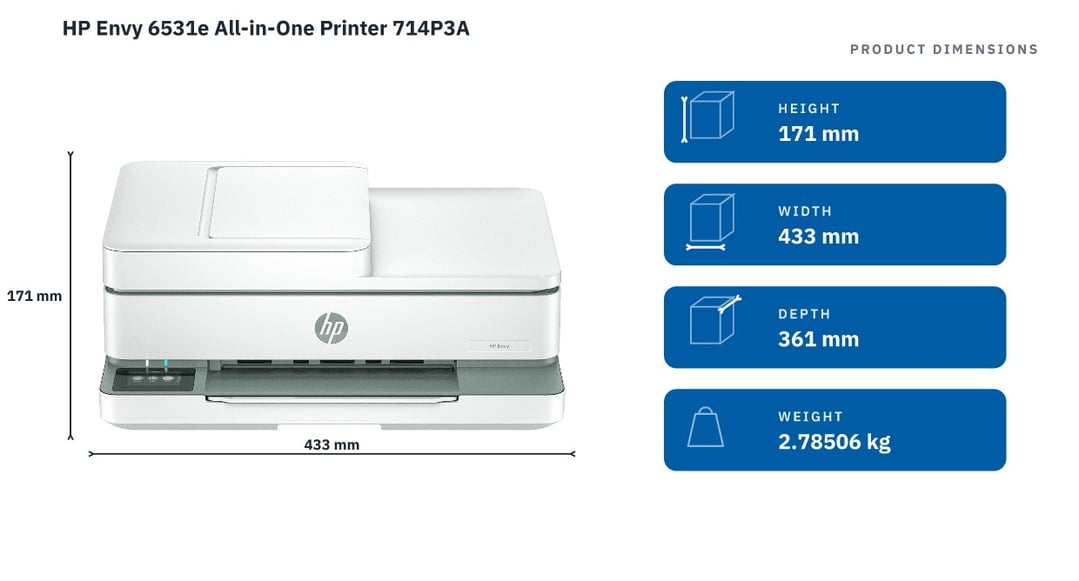 HP Envy 6531e All-in-One Printer 714P3A