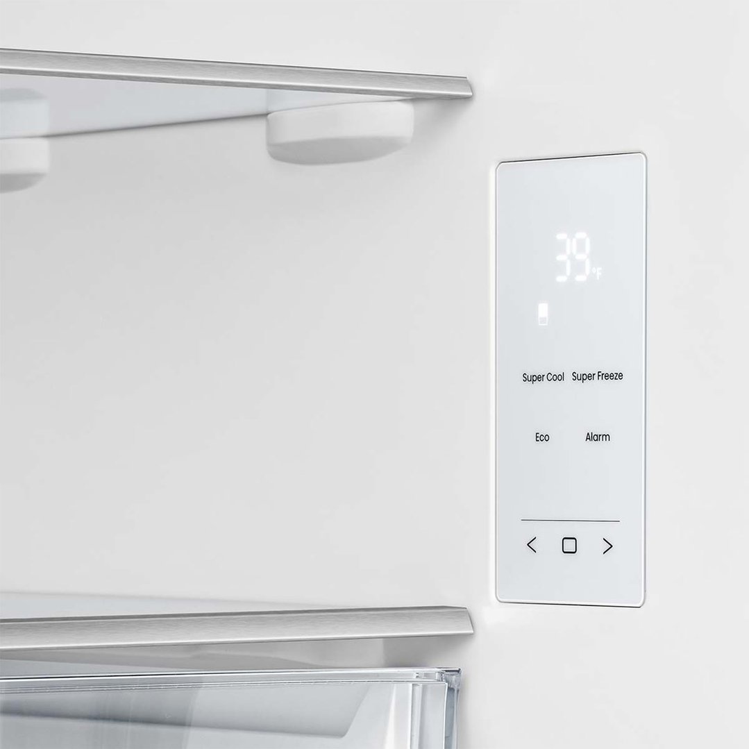 Hisense 500L PureFlat Bottom Mount Non-Plumbed Refrigerator Dark Stainless HRBM500TBW