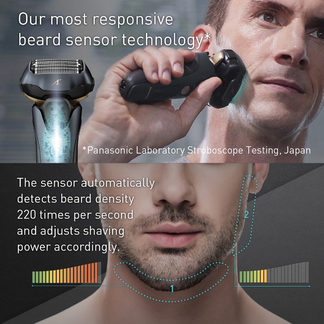 Panasonic Multi-Flex 5-Blade Rechargeable Shaver ES-LV97-K841