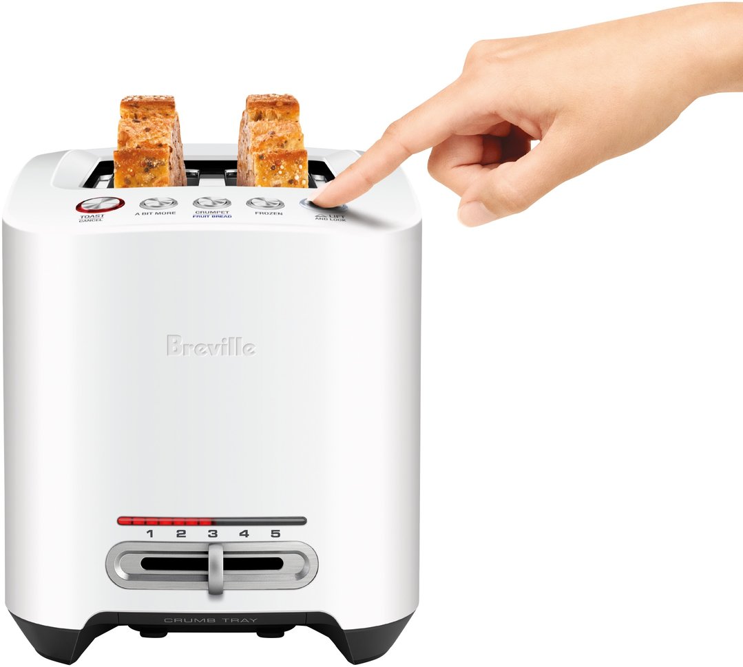 Breville the Smart Toast® 4 Slice Long Slot - Sea Salt BTA830SST4IAN1