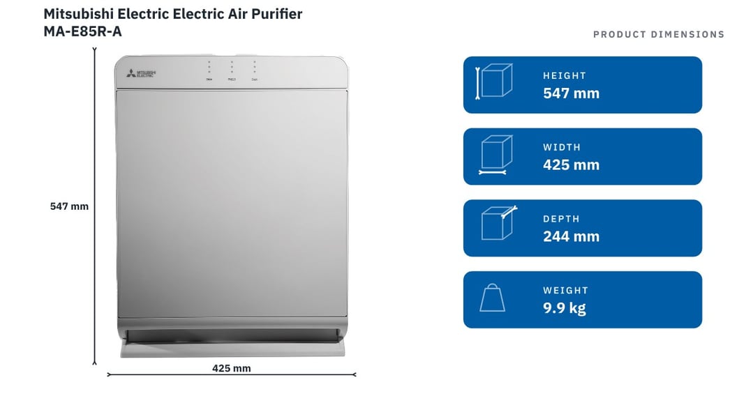 Mitsubishi Electric Electric Air Purifier MA-E85R-A
