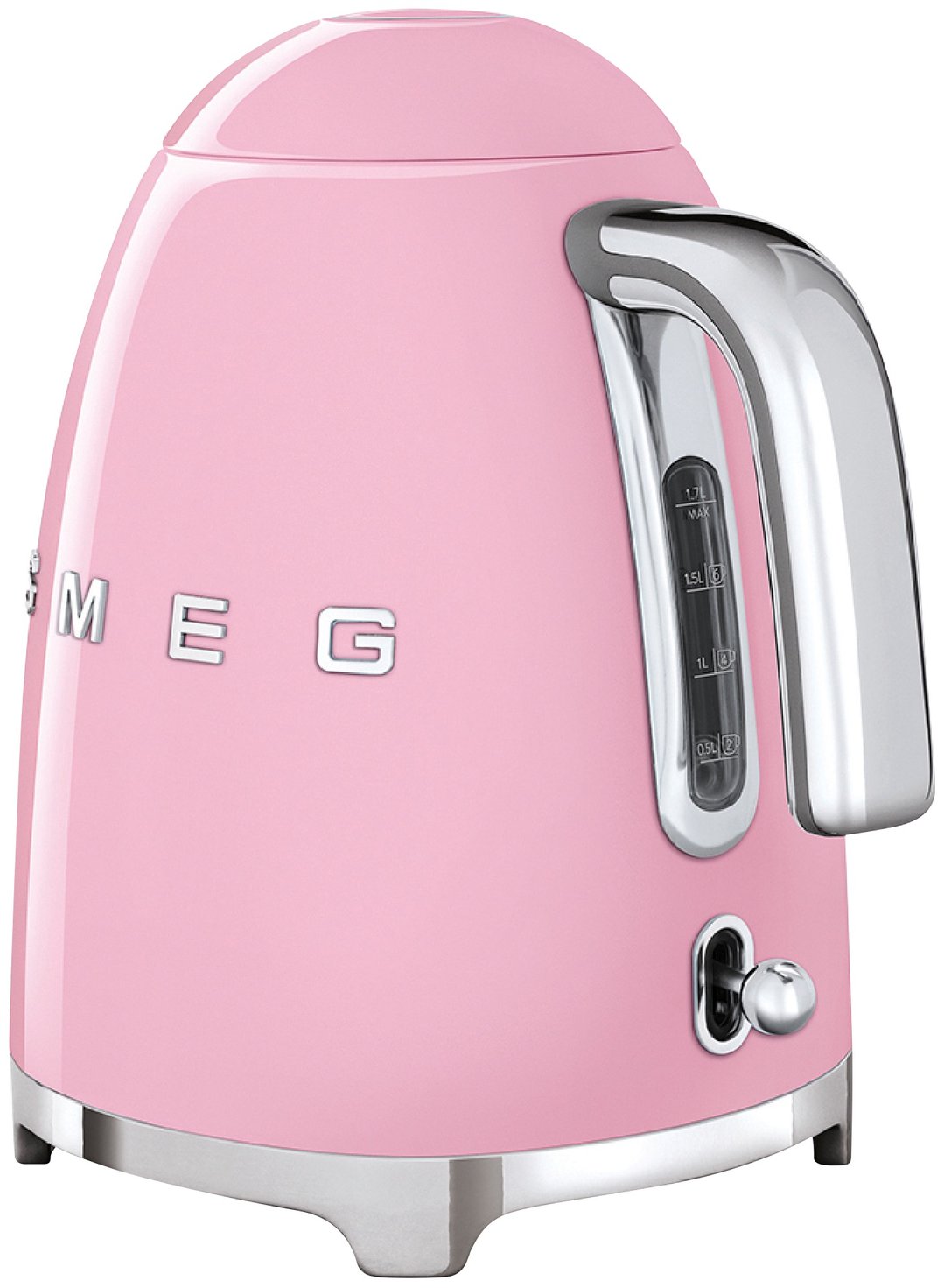 Smeg 50's Retro Style Aesthetic Electric Kettle Pink KLF03PKAU