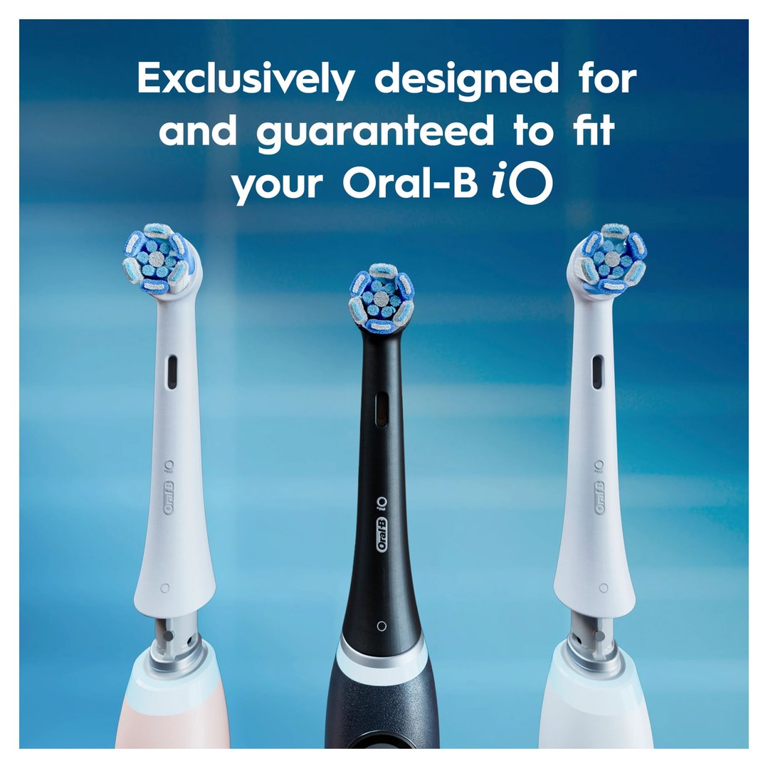 Oral-B iO Advanced Clean Brush Head Refills 8 Pack IOADVCLEAN8