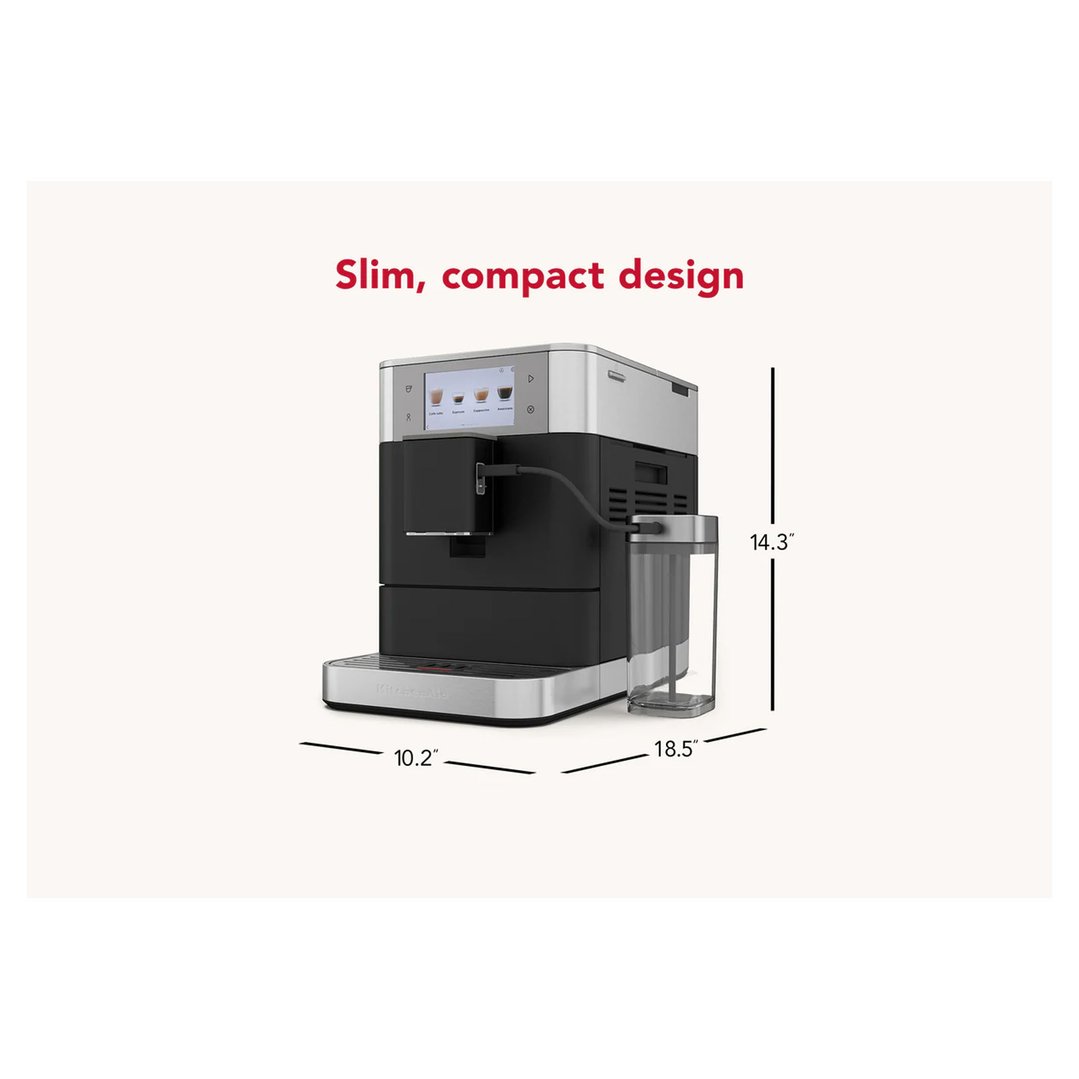 Kitchenaid Fully Automatic Espresso Machine with Milk Container Black 5KES8558ABK