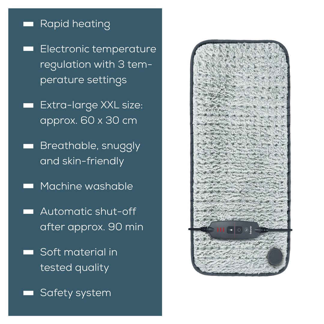 Beurer XXL Nordic Heating Pad Grey HK126