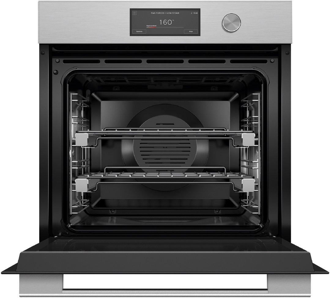 Fisher & Paykel 60cm Contemporary Combi-Steam Oven, Brushed Silver OS60SACHUDX5