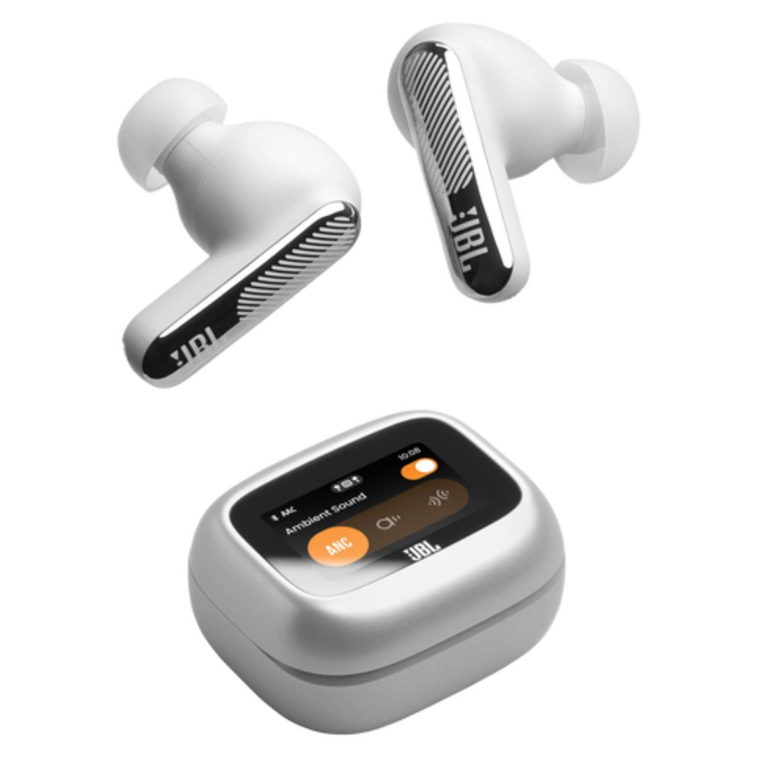 JBL Live Beam 4 True Wireless Noise Cancelling Earbuds - Silver JBLLIVEBEAM4SIL