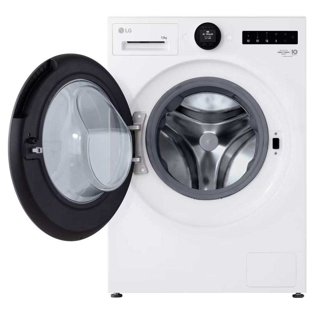 LG 12kg Series 9 Front Load Washer White - Steam+ WX9-1412W