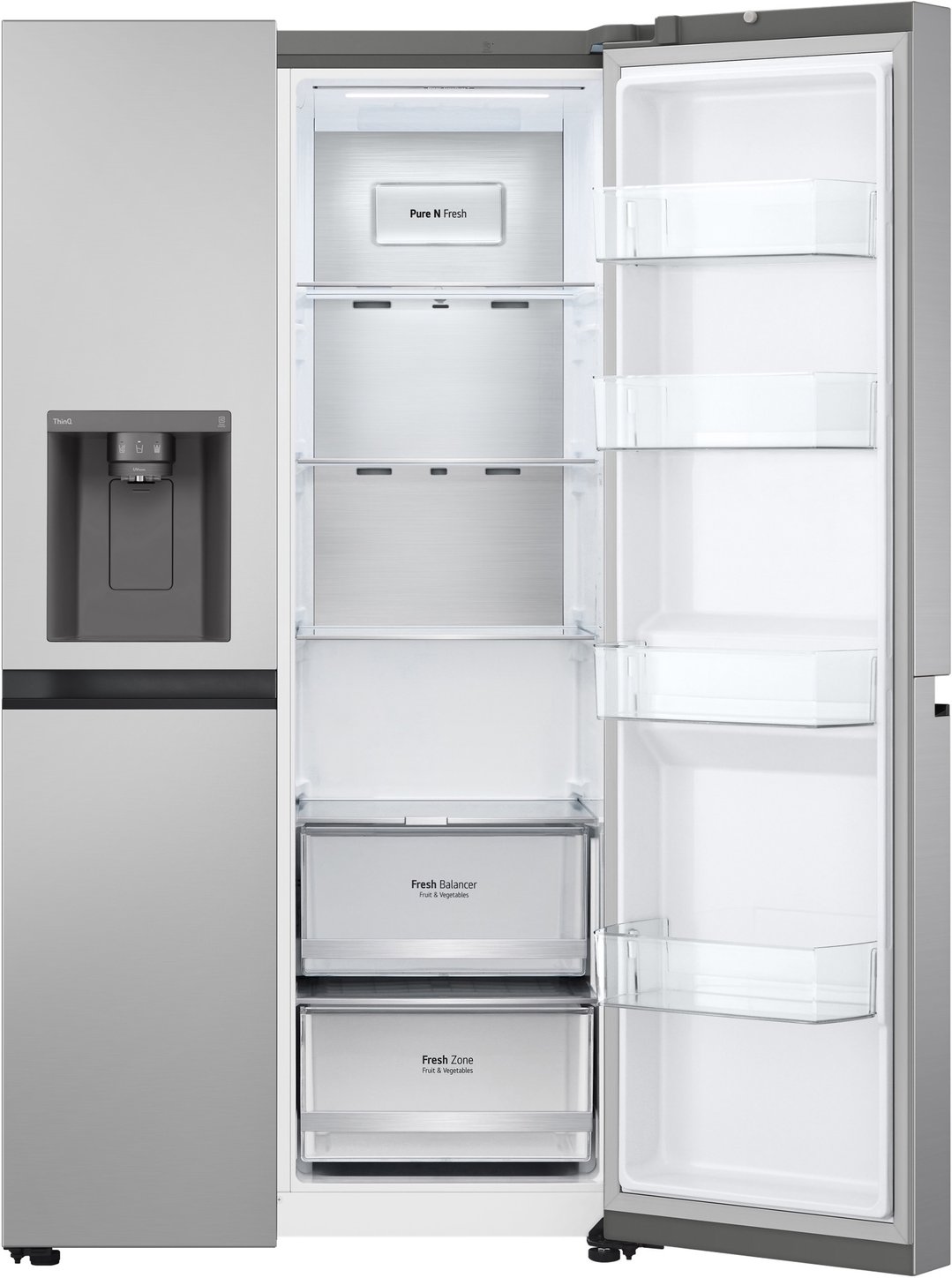 LG 635L Side by Side Fridge in Stainless Finish GS-L600PL