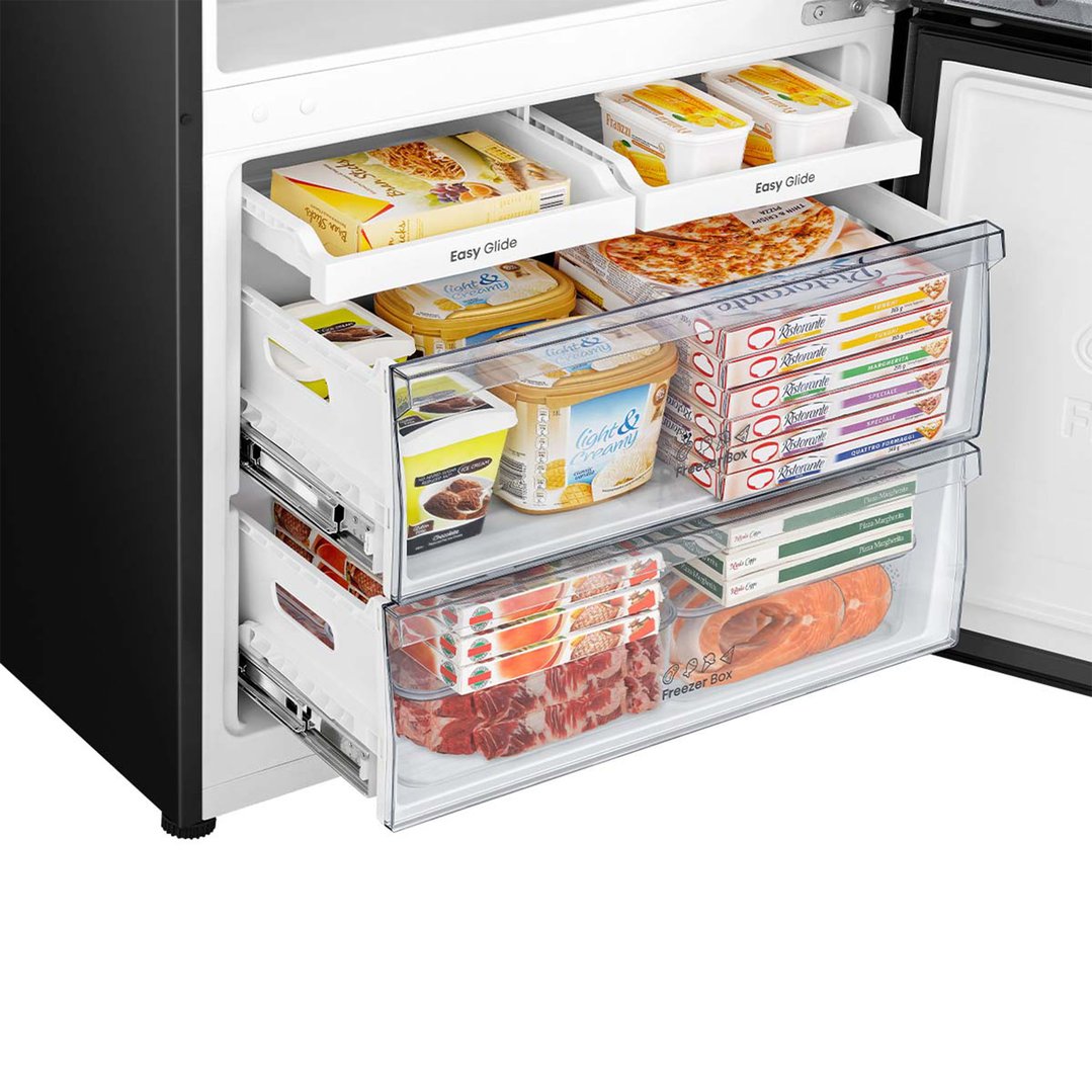 Hisense 500L PureFlat Bottom Mount Non-Plumbed Refrigerator Dark Stainless HRBM500TBW