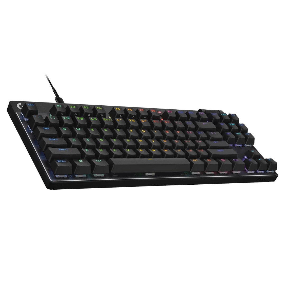 Logitech PRO X TKL RAPID Wired Gaming Keyboard - Analog Switches Black 920-013234