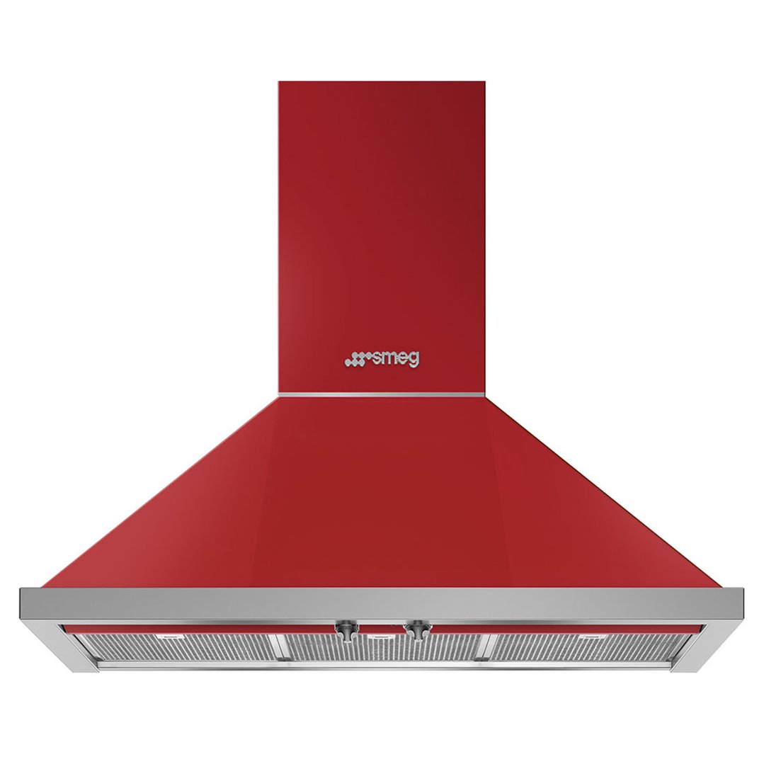 Smeg Portofino By90cm Wallmount Rangehood KPFA9RD